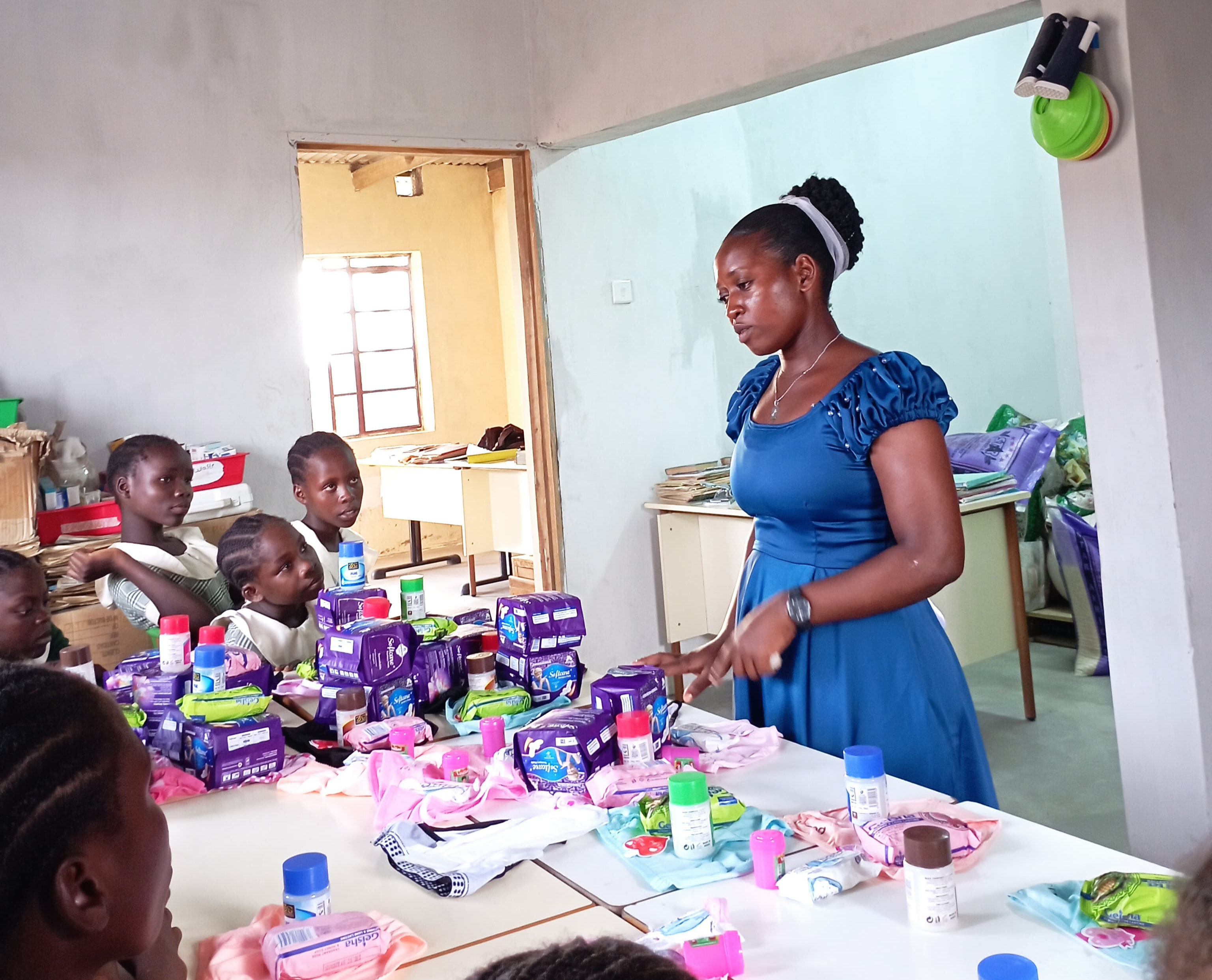 Eco Green School Mbogolo students participating in a mentorship session